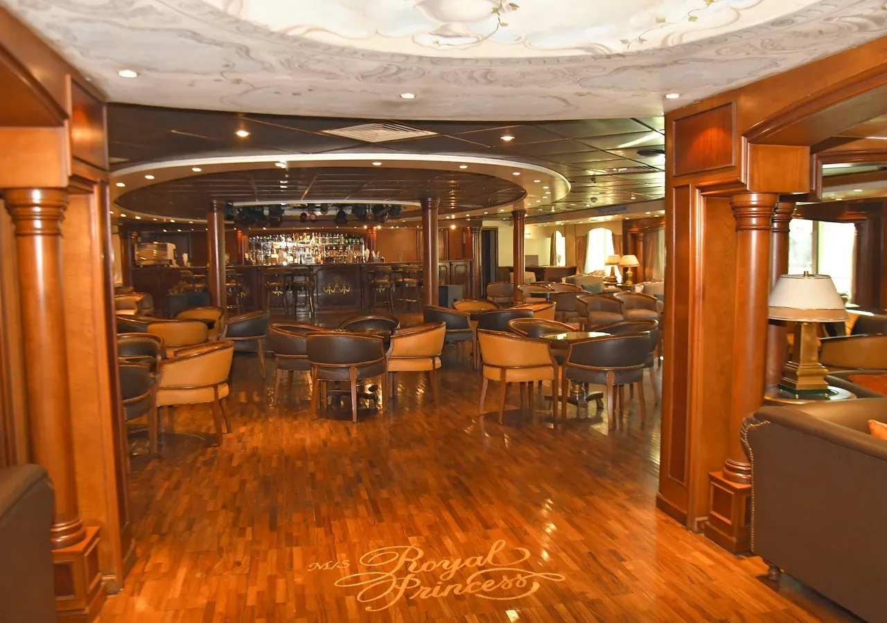 Lounge aboard the Royal Princess Nile Cruise Nile cruise